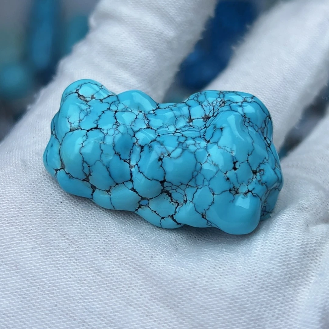 绿松石珠宝奇石未镶嵌