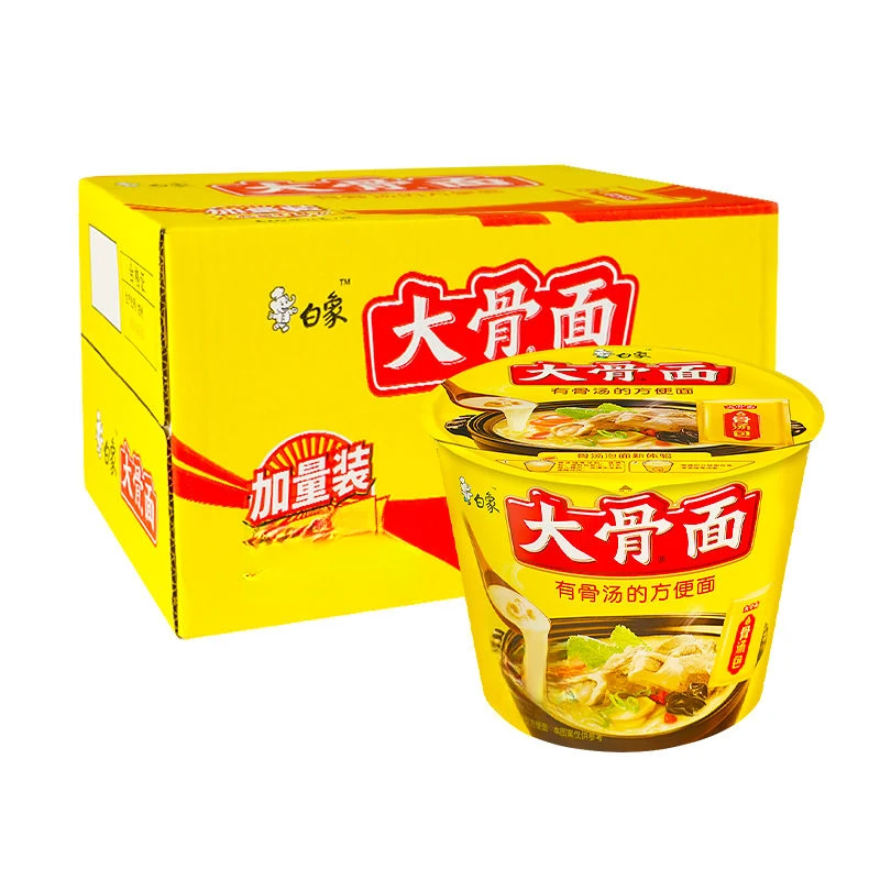 白象方便面多半大桶面老母鸡汤高汤猪骨香辣牛肉面速食泡面装