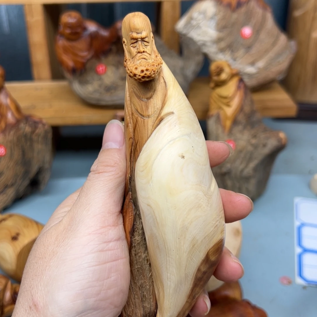 柏木崖柏木摆件手把件67