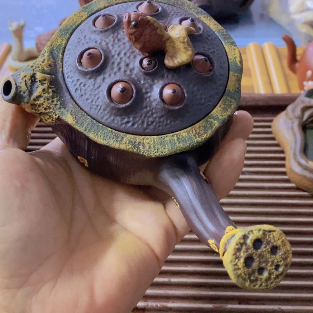 茶杯绿泥紫砂紫砂