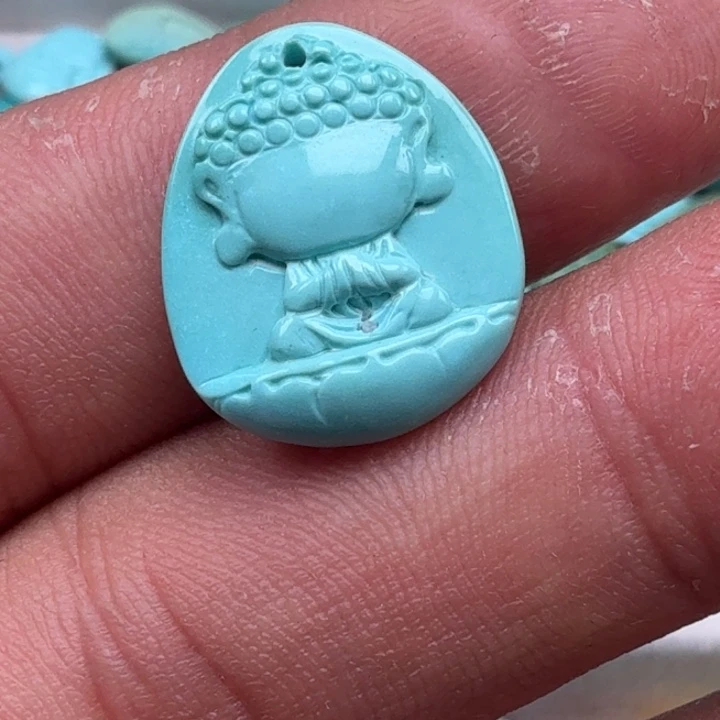 绿松石未镶嵌珠宝半成品