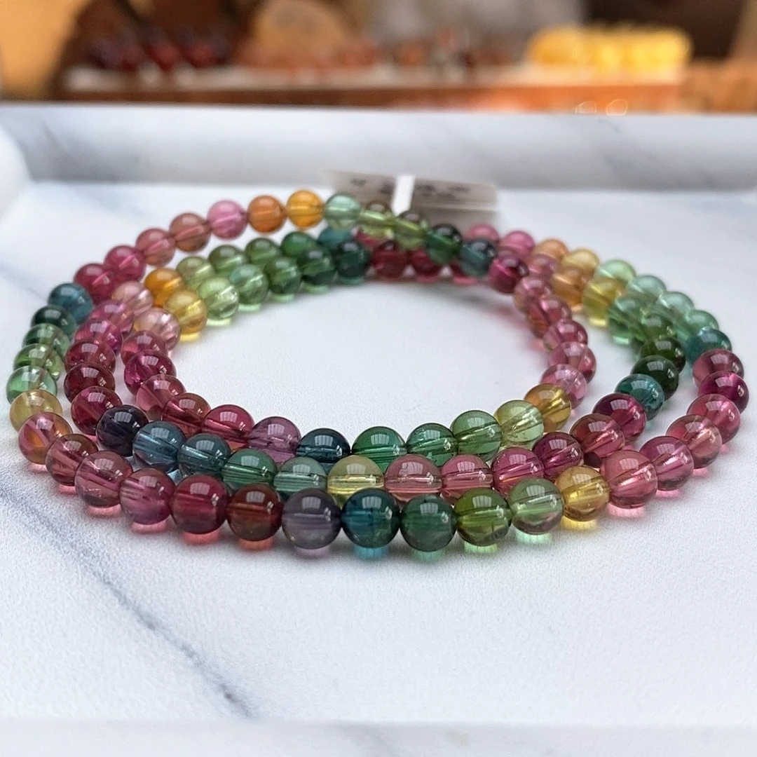 未镶嵌手链碧玺手链