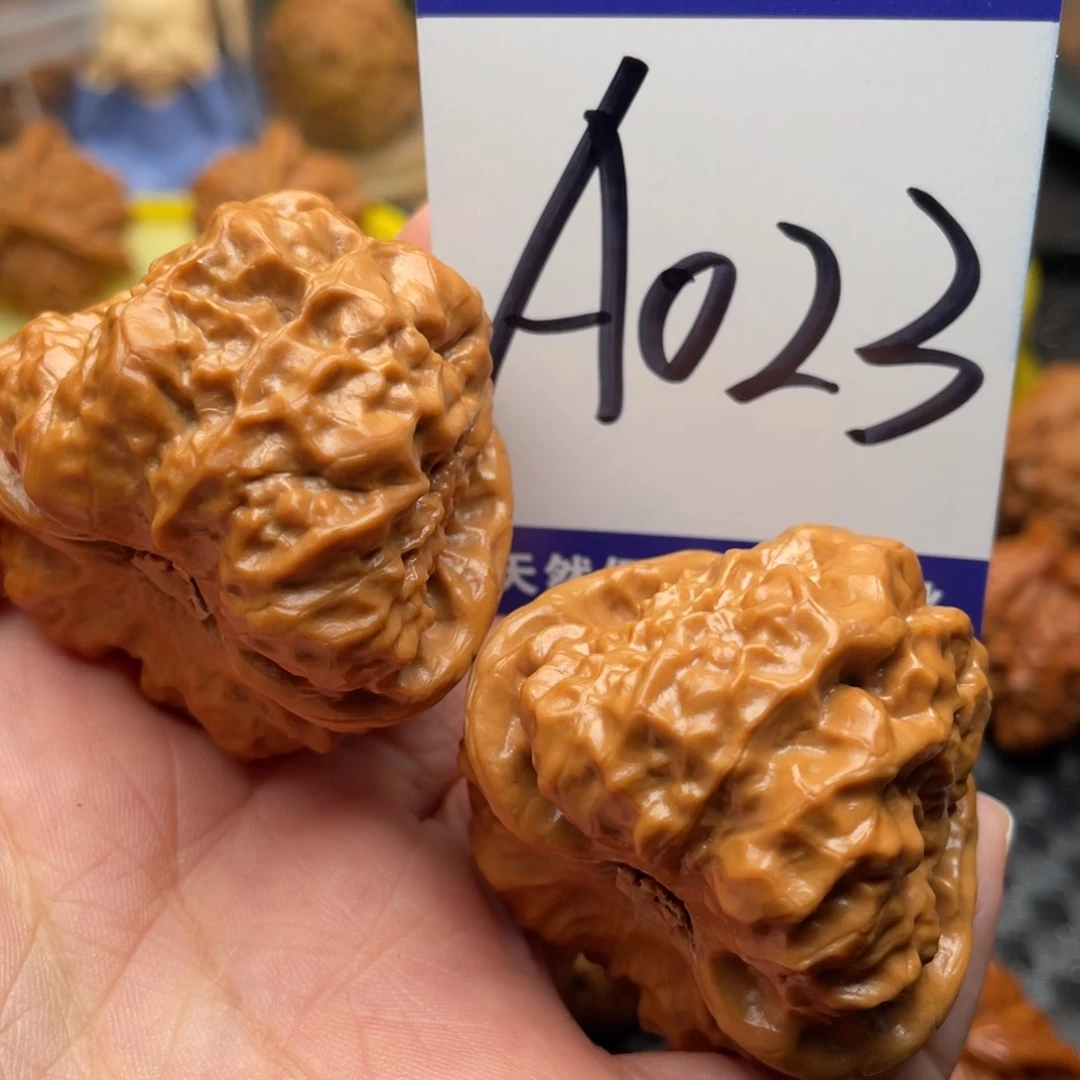 桃核把件蛤蟆头42