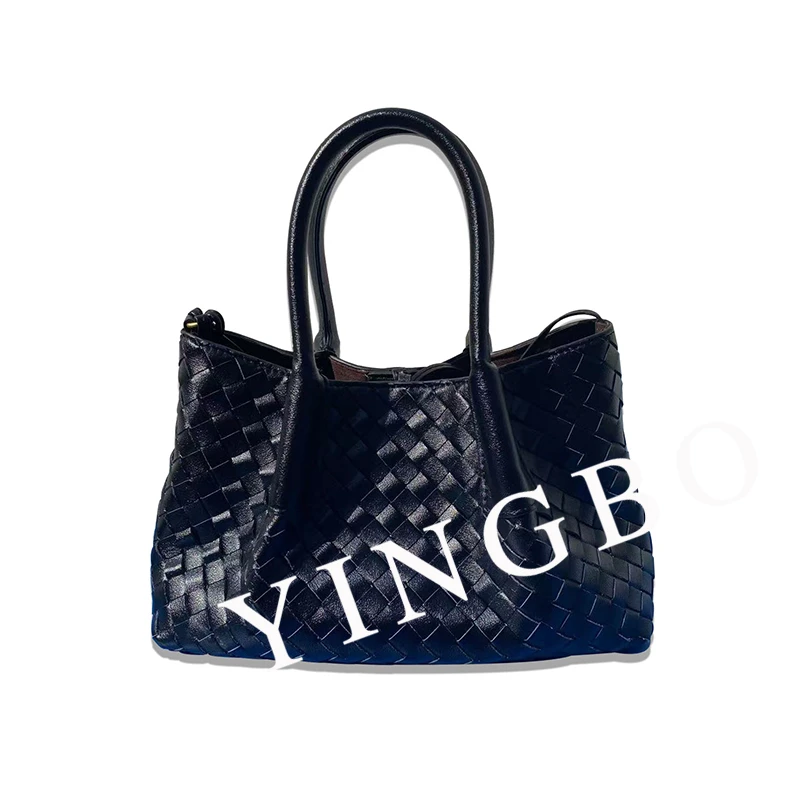 【英柏甄选】J-6448-黑色 然与纯小众设计感时尚单肩包百搭女包