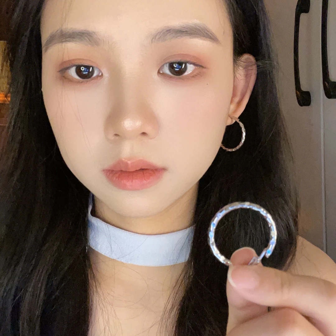铜合金耳饰 轻奢圈圈耳环独特设计感耳圈耳钉冷淡风百搭通勤耳饰
