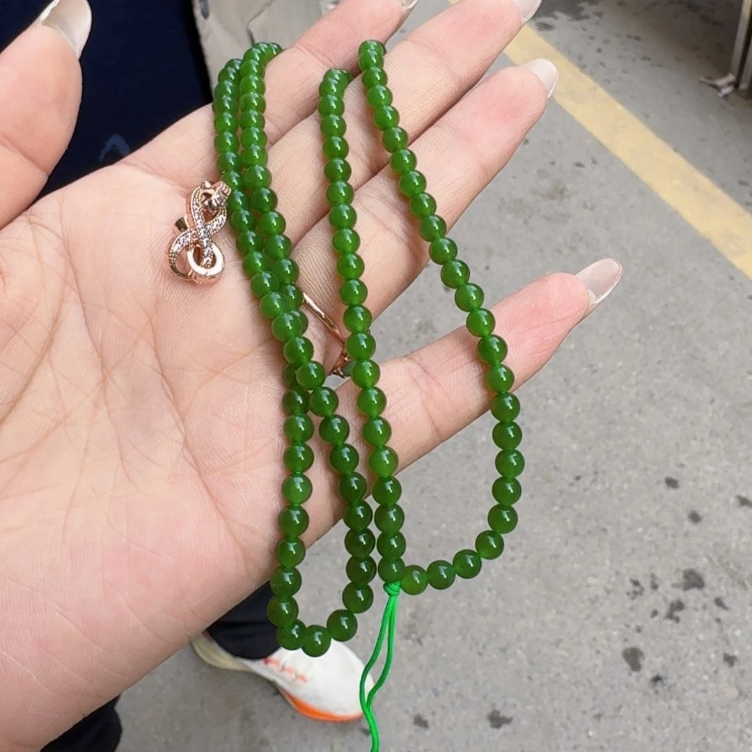 颈饰未镶嵌和田玉拍一发一，多样性发货