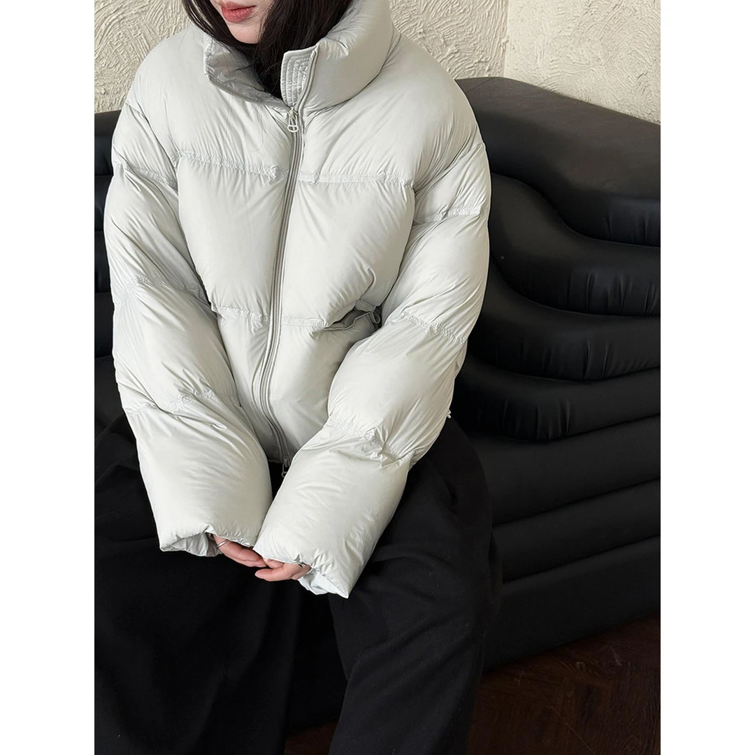 DUCURNO立领短款羽绒服女冬季2026新款时尚气质加厚保暖百搭外套