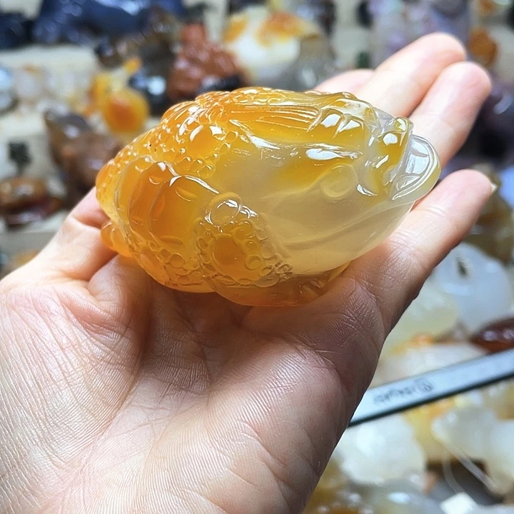 哎***)玛瑙/玉髓未镶嵌饰品