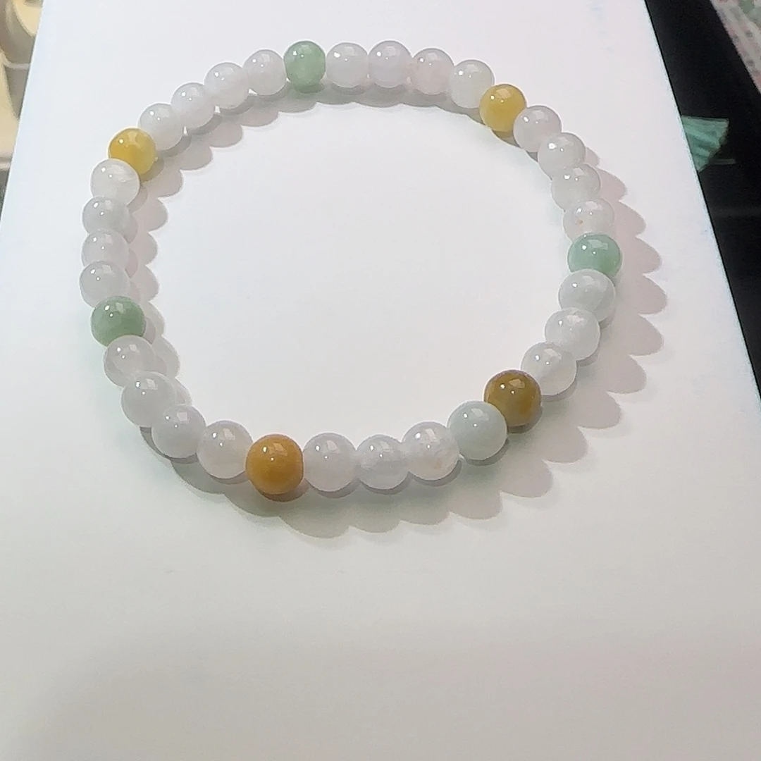 翡翠手串未镶嵌多宝手串a货