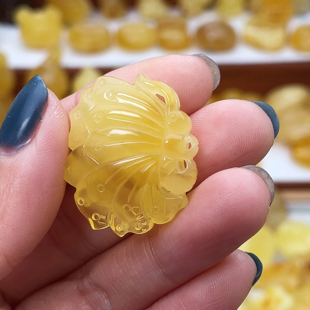 琥珀未镶嵌吊坠(不含链)