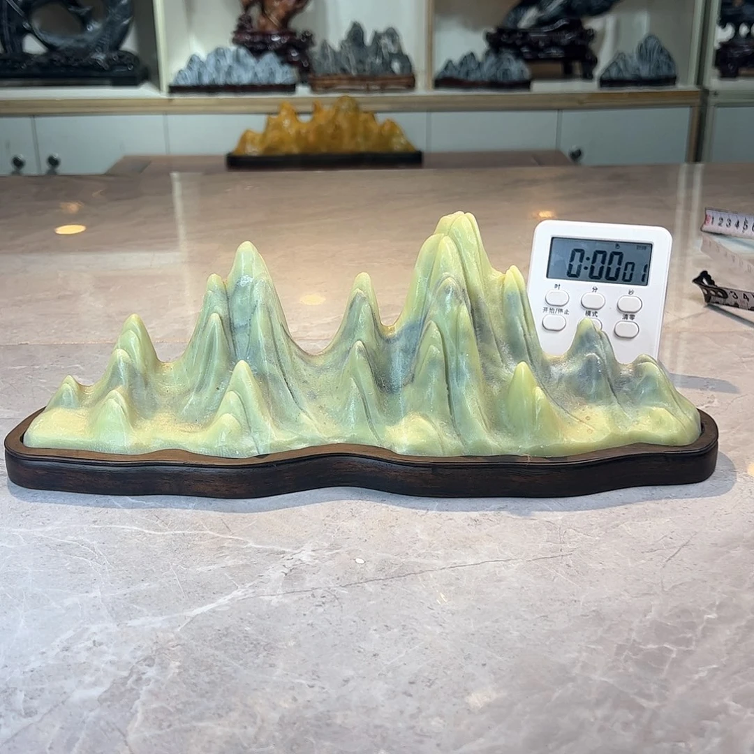 q***r灵璧奇石观赏石摆件