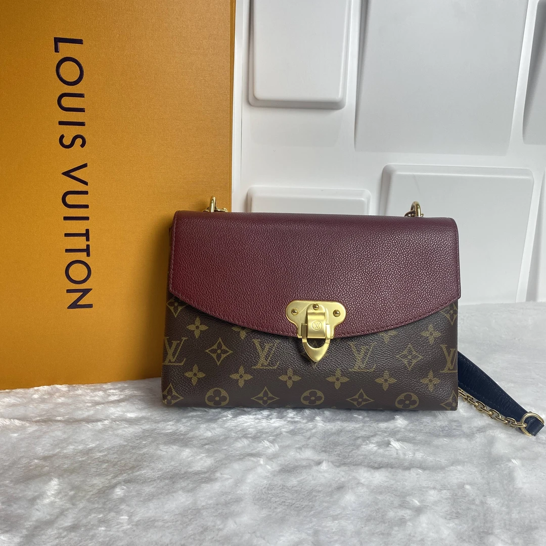 99新 LouisVuitton/路易威登 LV老花酒红传奇 THZA225