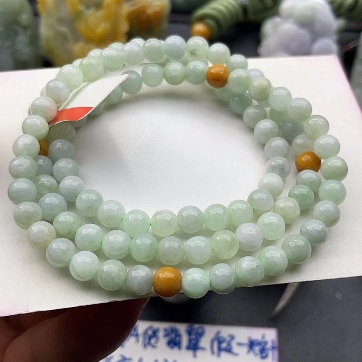 翡翠未镶嵌颈饰翡翠吊坠有纹裂