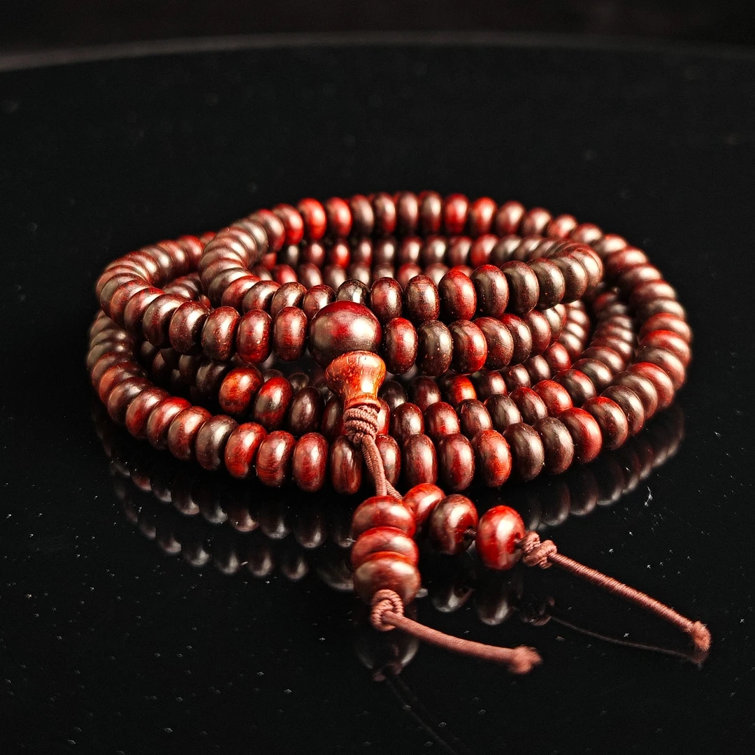 【北京小乐专属】小叶紫檀4*6算盘珠多圈