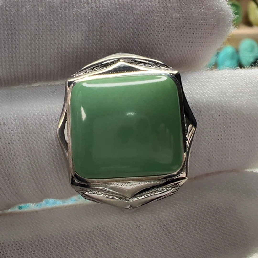 银S925镶嵌绿松石配饰