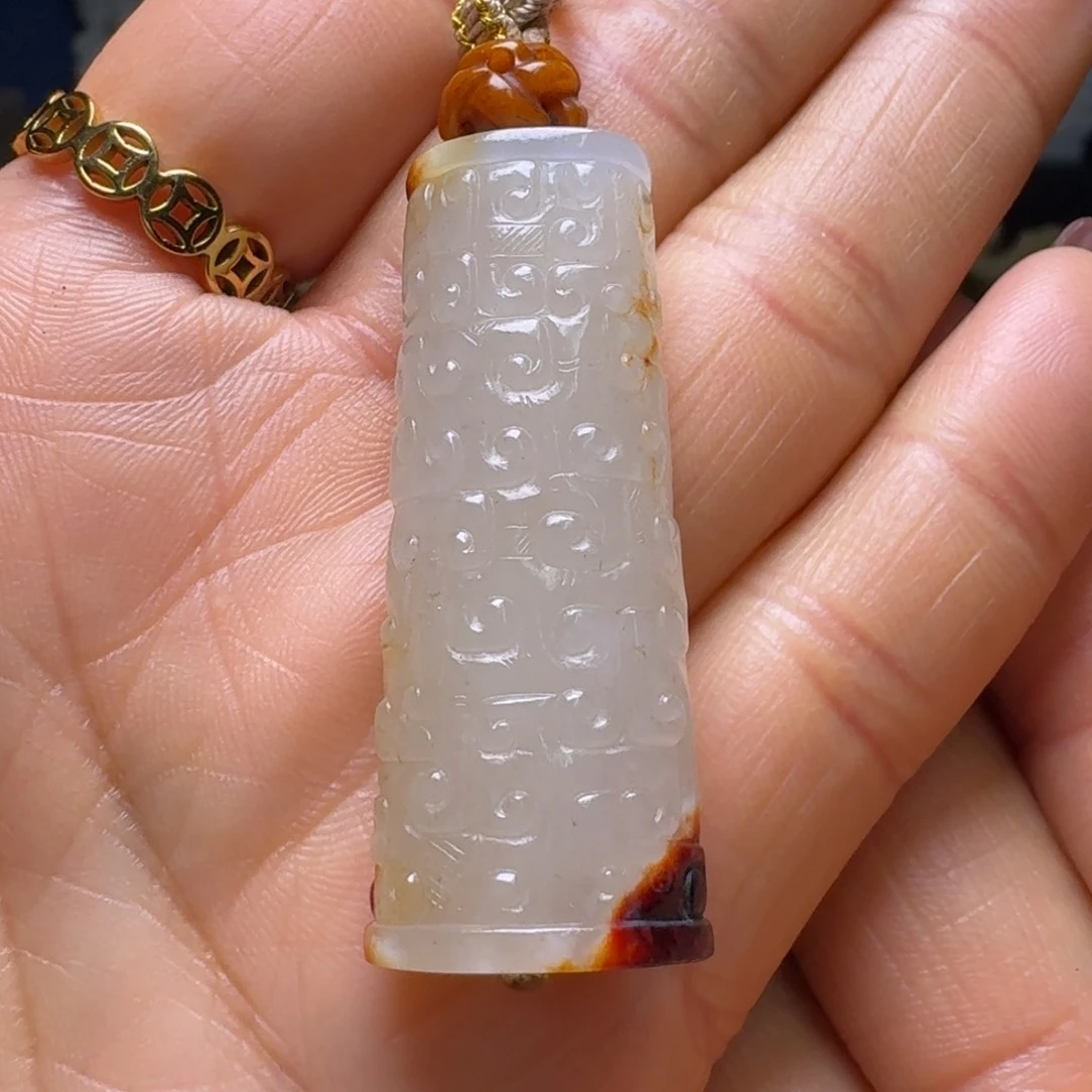 和田玉（糖玉）颈饰未镶嵌