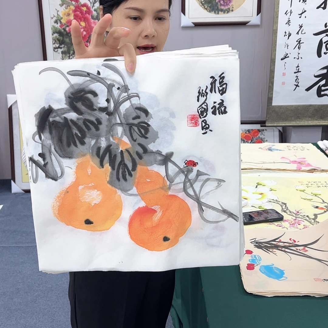 国画宣纸国画纯手绘作品