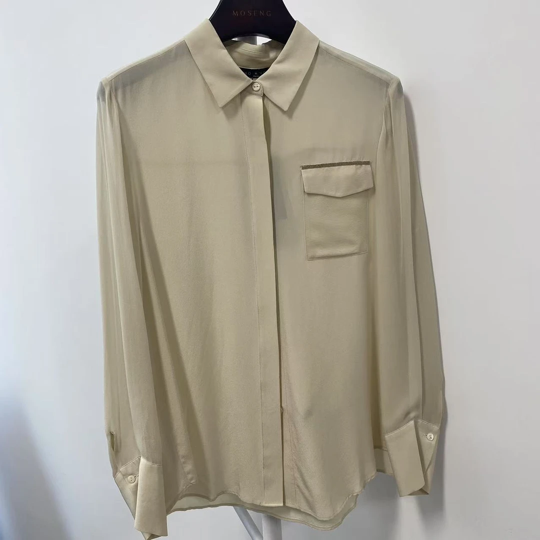 莫笙气质时尚休闲百搭女士衬衫