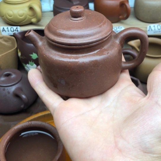 茶壶紫砂将坡泥得中160豪升左右
