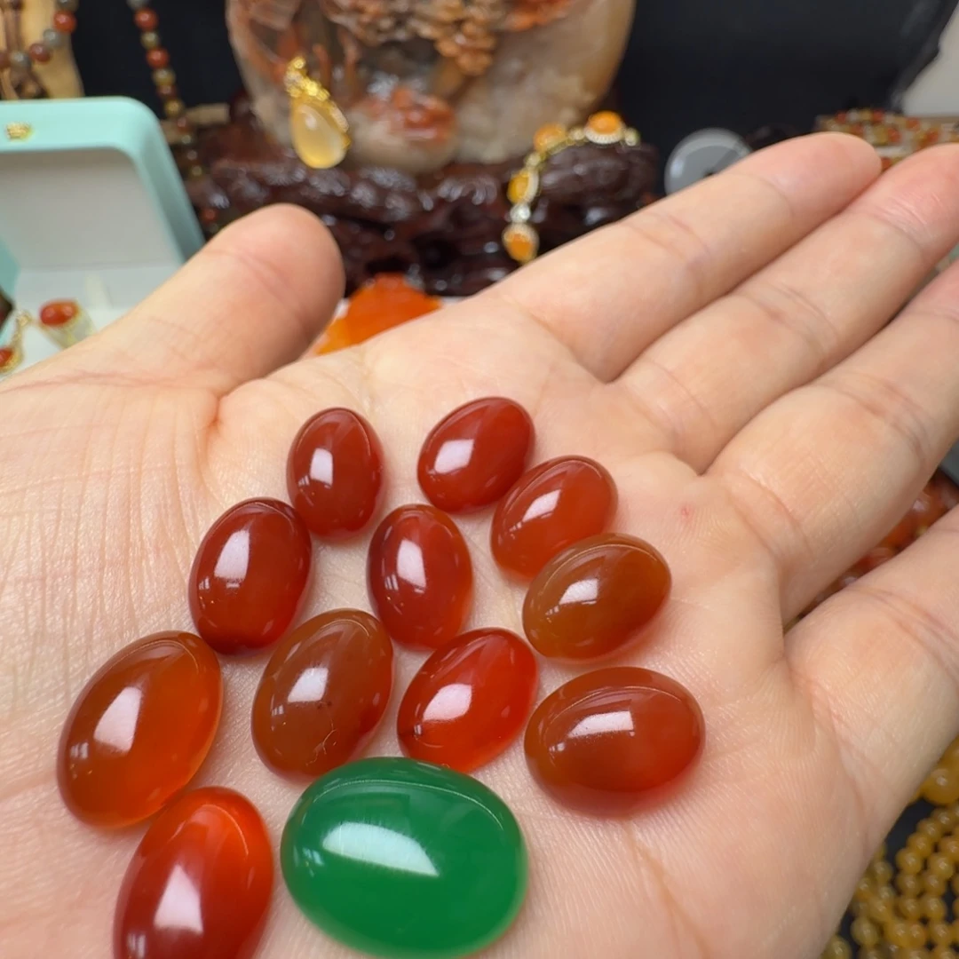 木***子玛瑙/玉髓未镶嵌戒指
