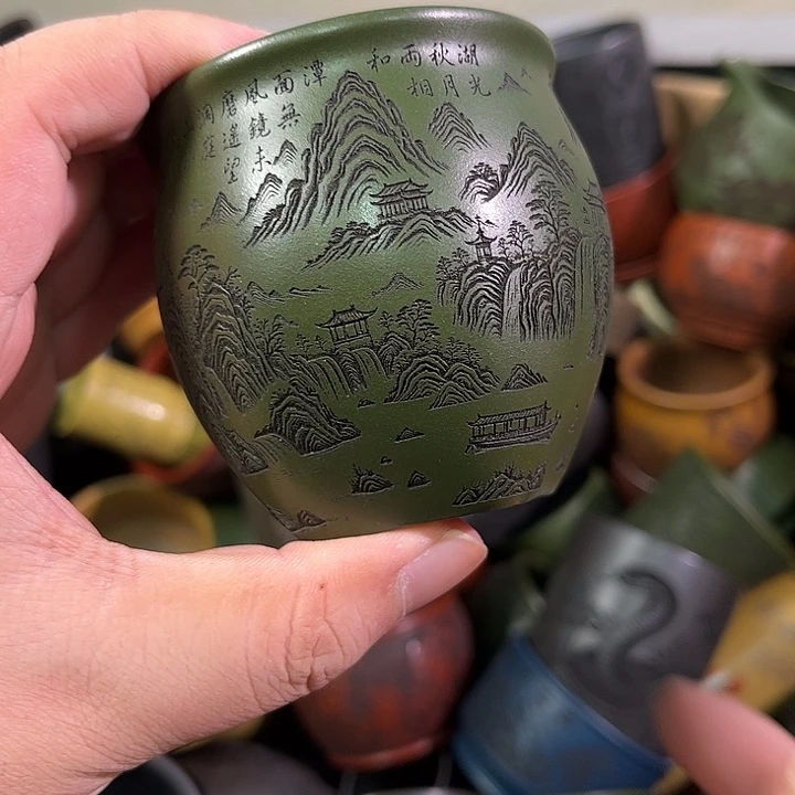 茶杯紫砂全手工紫砂主人杯