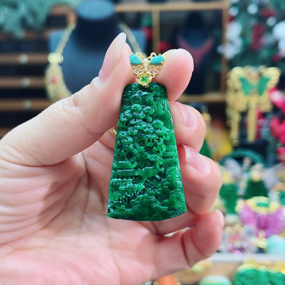 颈饰合金翡翠48小时鉴赏期