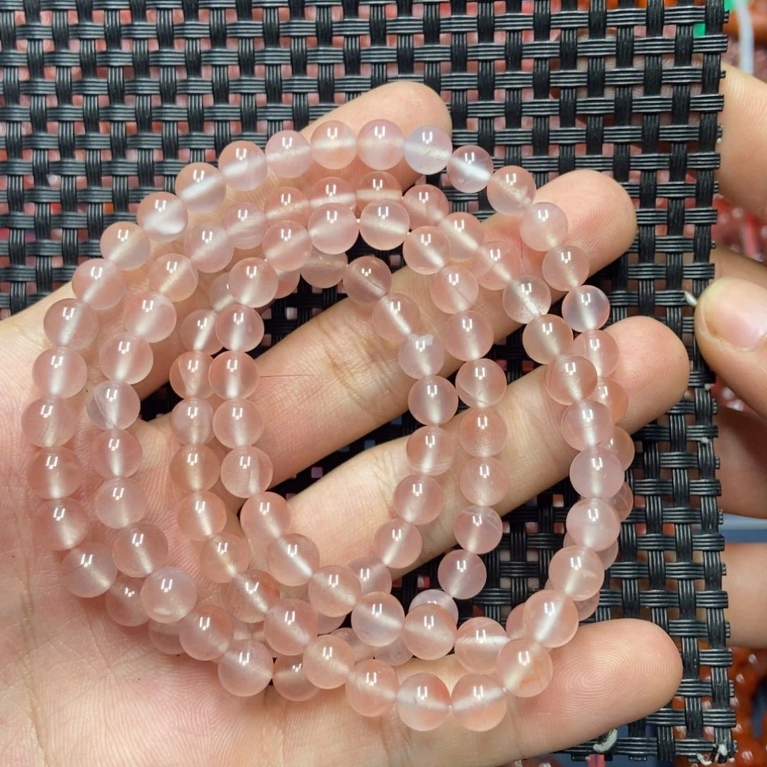 南红玛瑙未镶嵌手链6+’mm