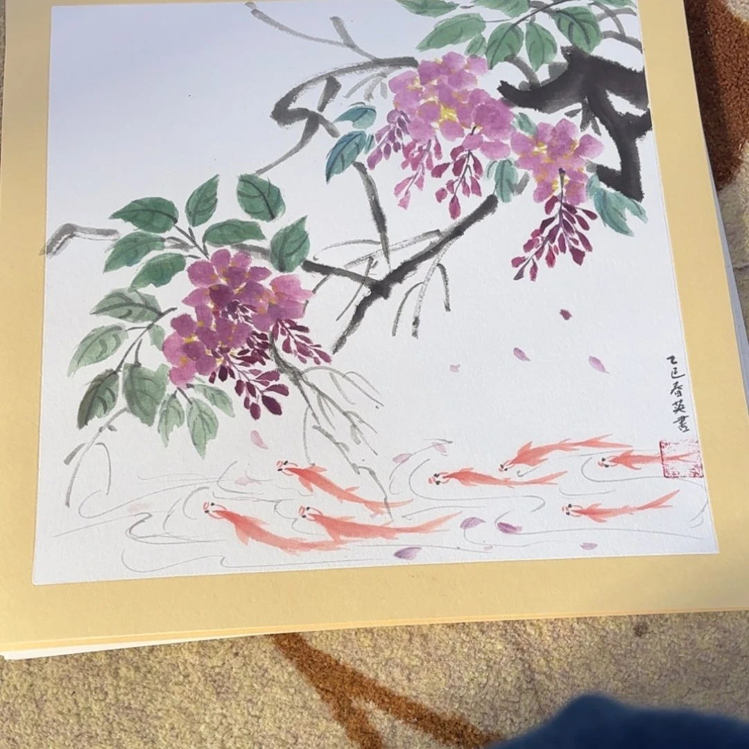 国画38-38卡纸作品艺