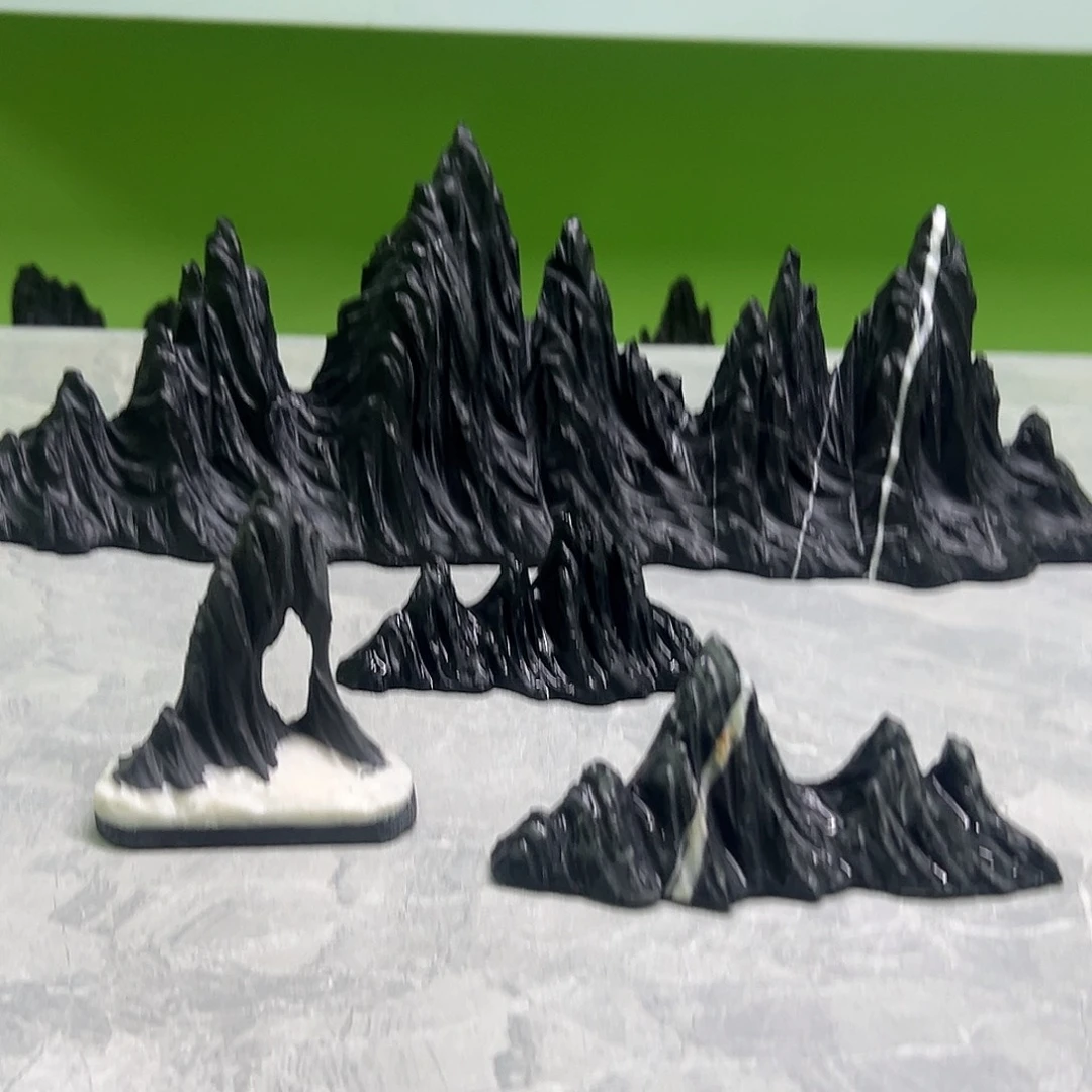 石材灵璧石山型摆件