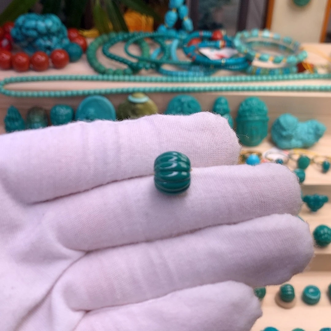 绿松石珠宝半成品未镶嵌