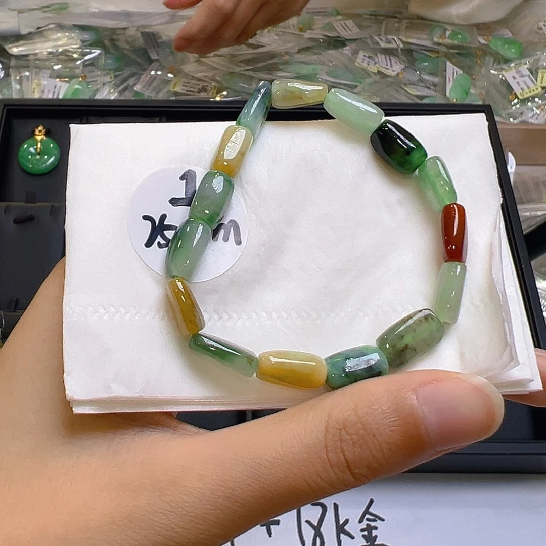 未镶嵌手链翡翠翡翠