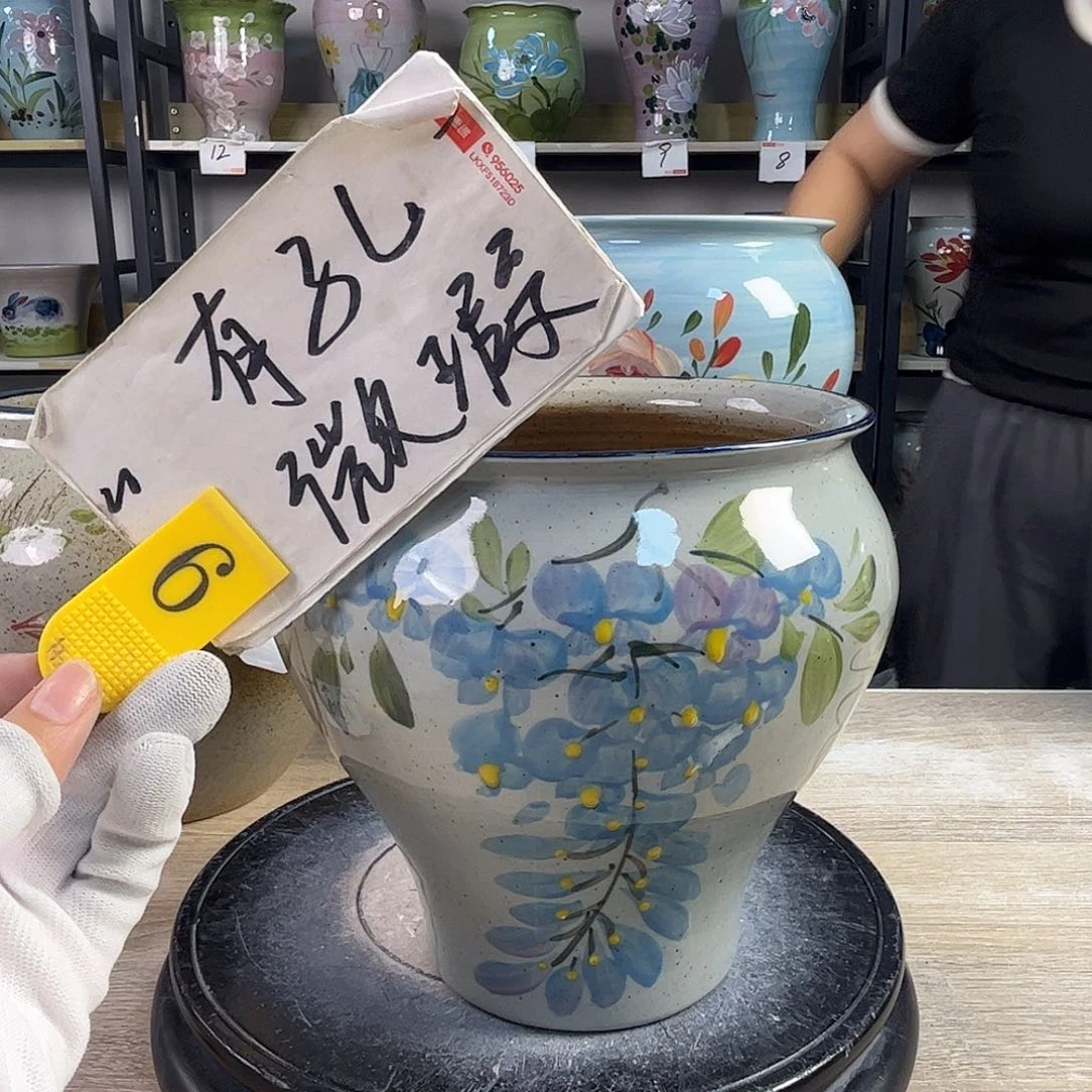 罐1tc景德镇陶瓷花盆