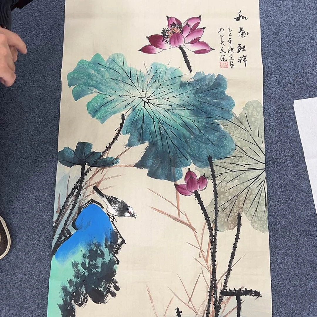 国画国画作品纯手绘作品