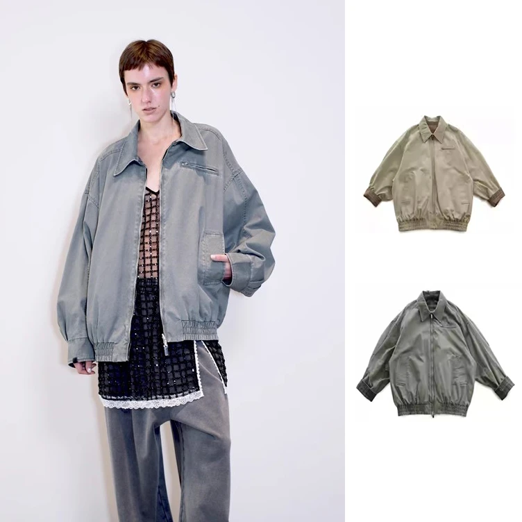 manzanilla 复古简约百搭外套25年春夏XWT25SS040221——1590