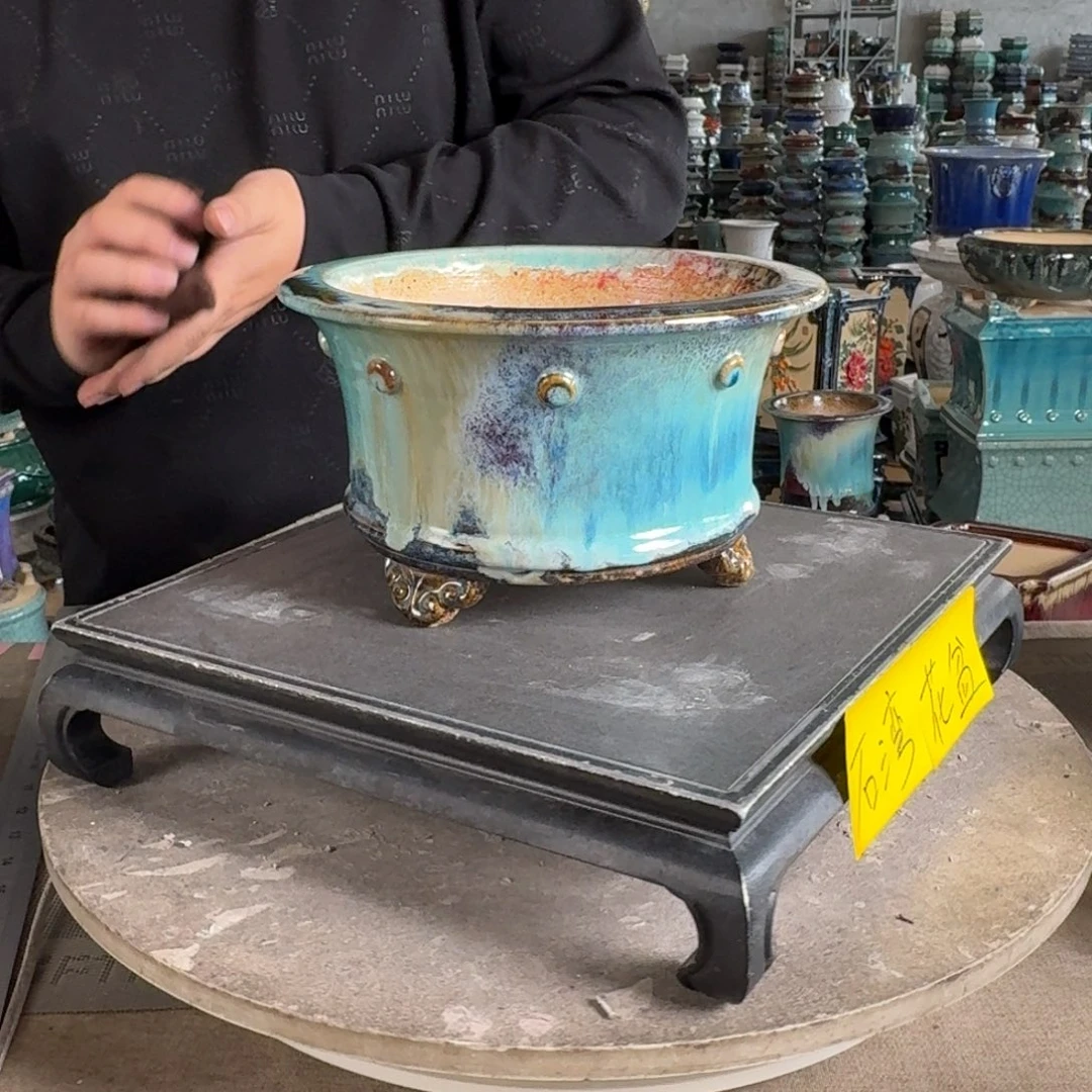 。一风堂石湾花盆 内18*10