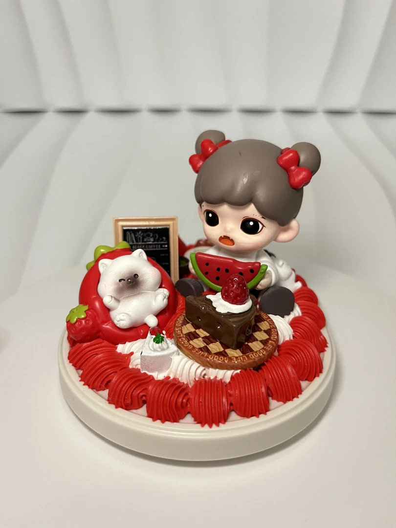 潮玩西瓜妹妹手工DIY奶油胶手机支架创意