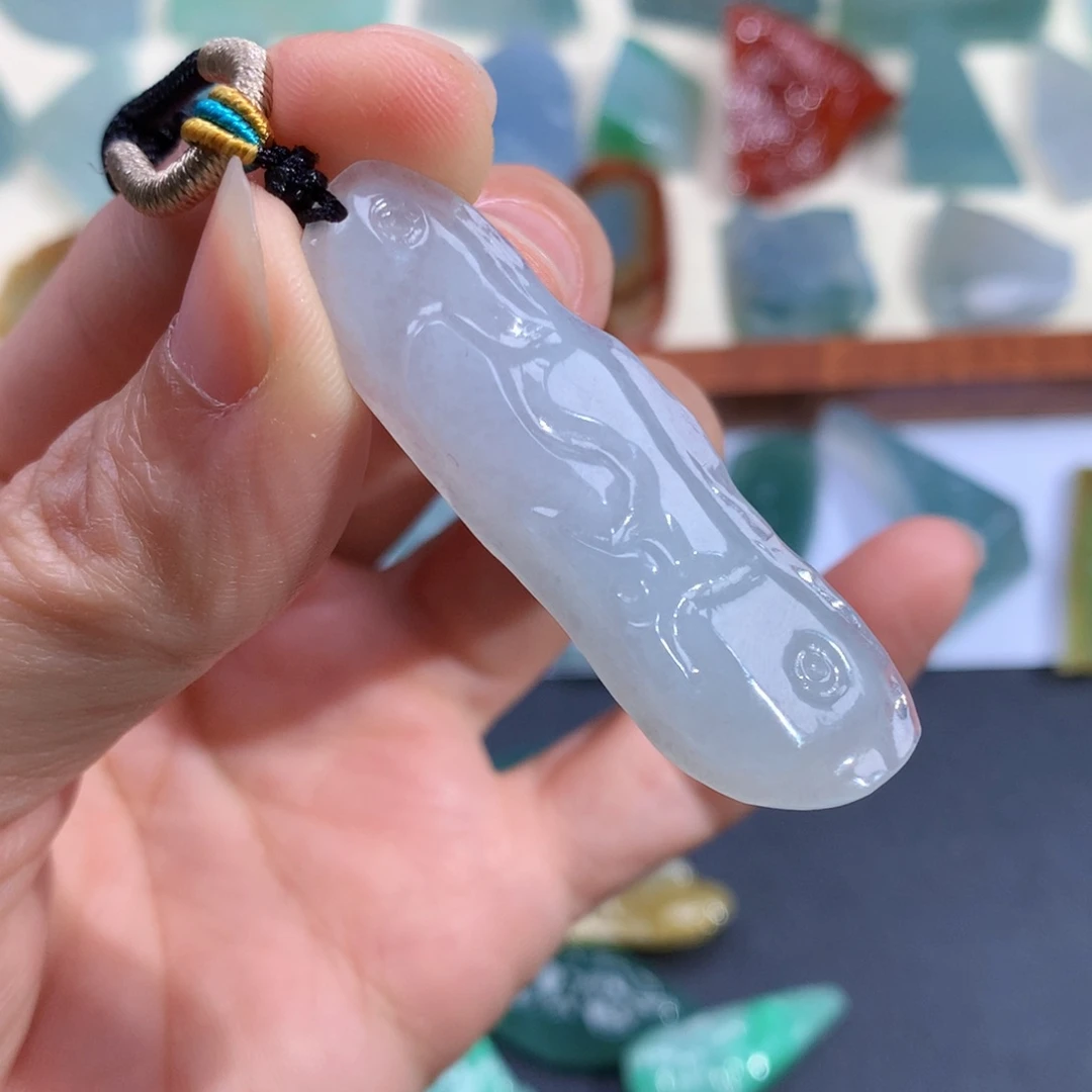 翡翠未镶嵌颈饰天然缅甸翡翠包邮