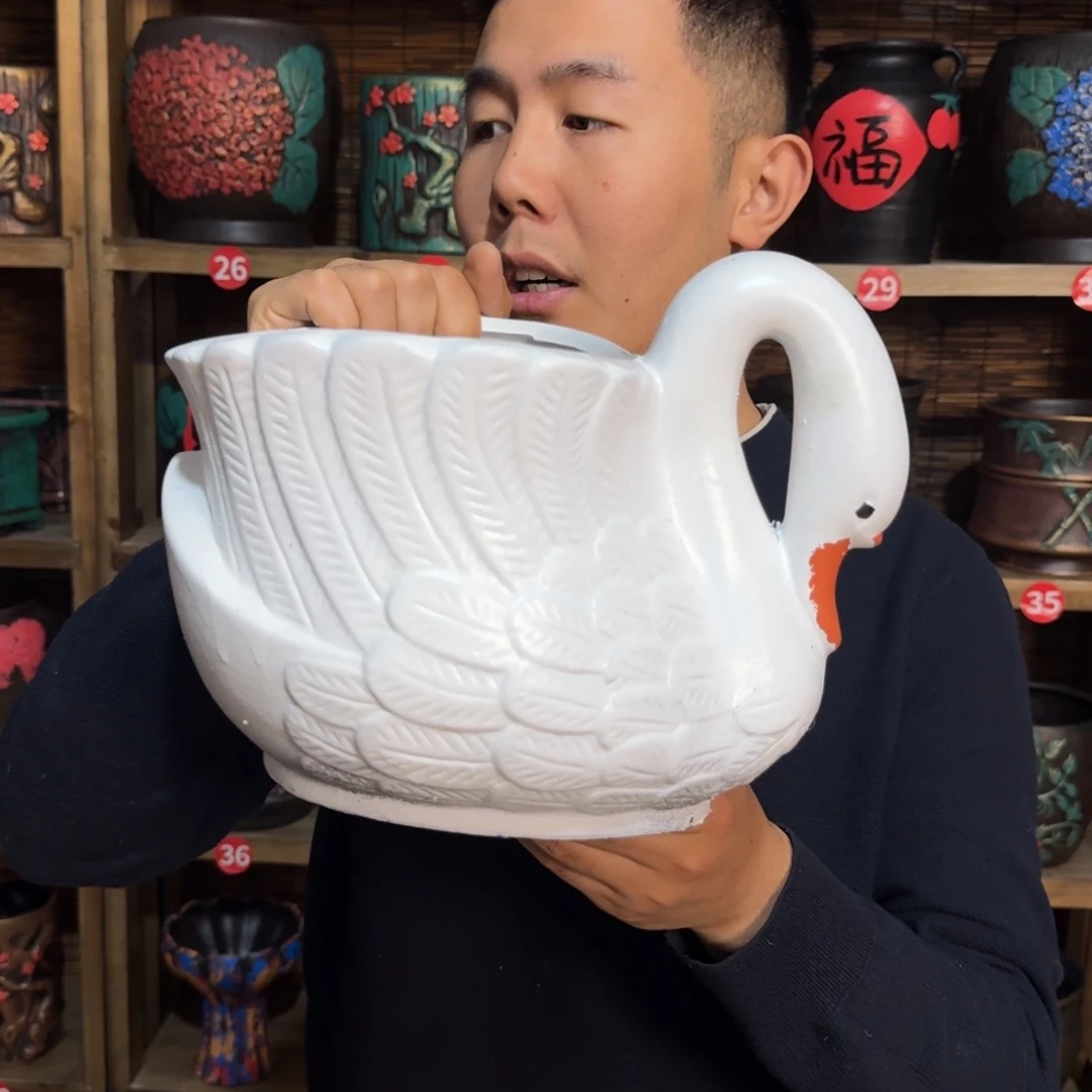 带孔高端浮雕花盆炸炸炸