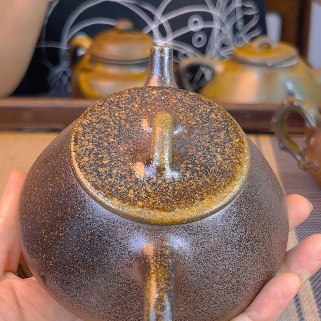 大***成紫砂茶壶底槽清柴烧200cc