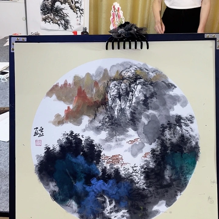 国画张圣敏先生纯手绘作品