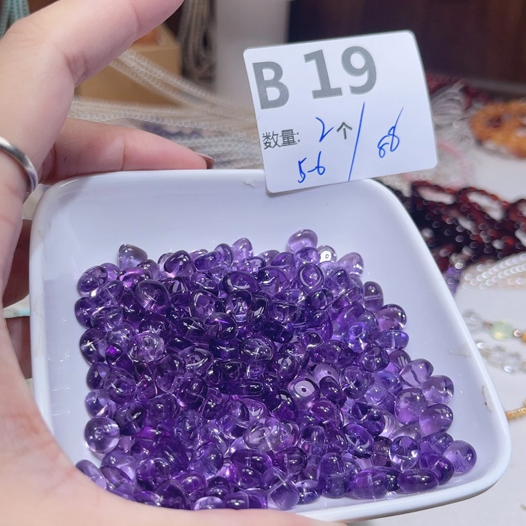 水晶未镶嵌珠宝半成品B19。