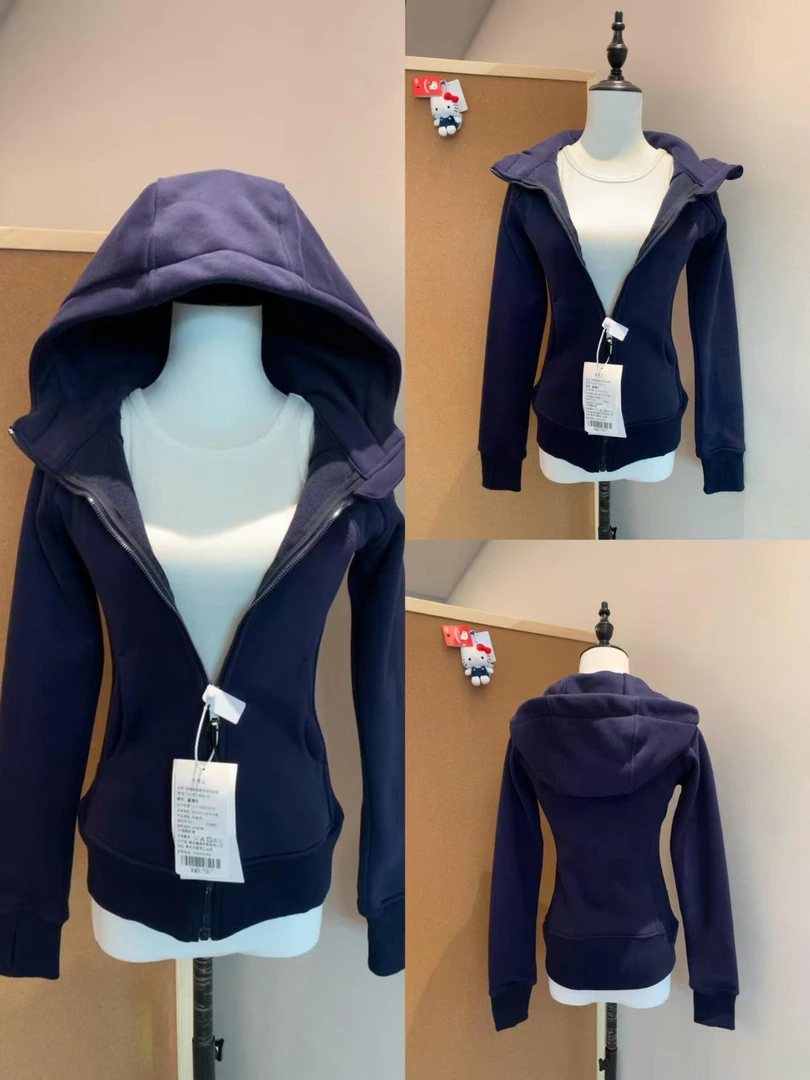 【高品质】2025新款新疆棉卫衣外套秋冬加绒加厚修身显瘦（即将涨价）