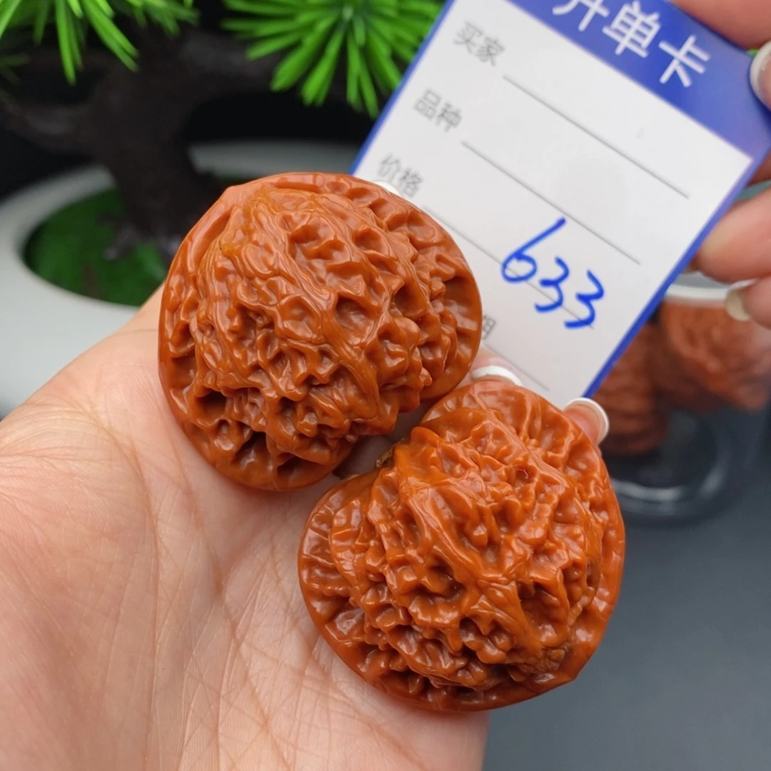 文玩核桃把件40宫灯633