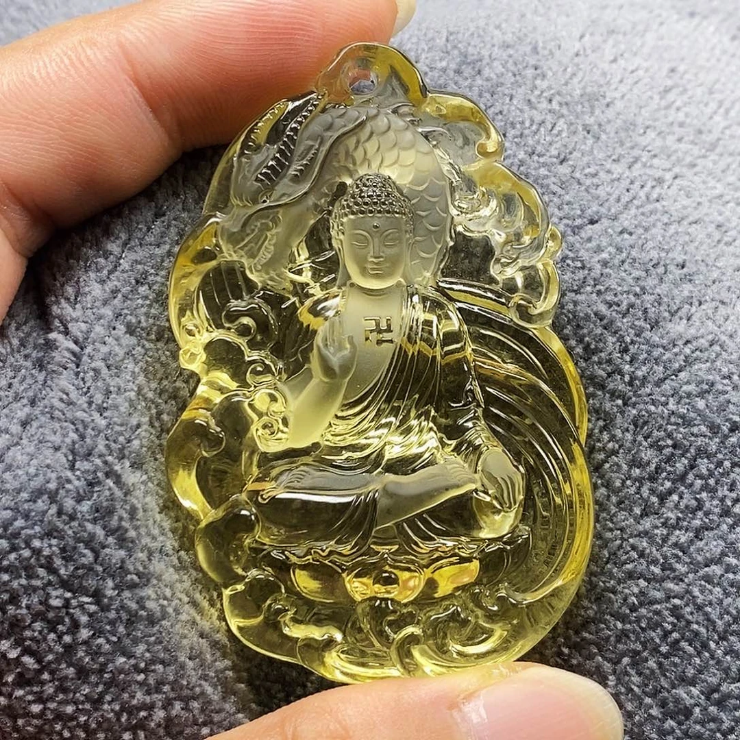 一***舟颈饰未镶嵌水晶天然水晶吊坠