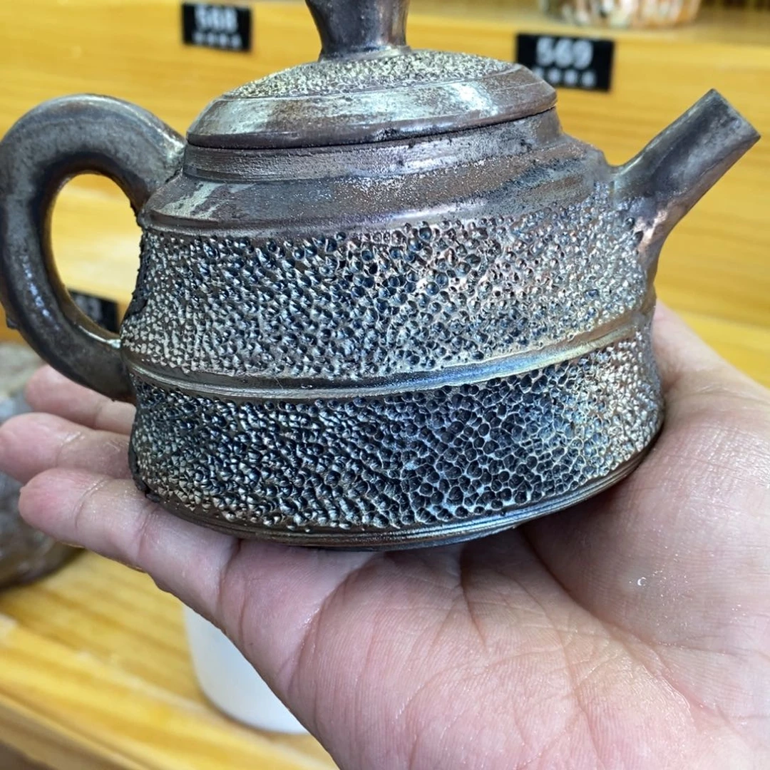 陶园柴烧 精品高货563瑕摆件