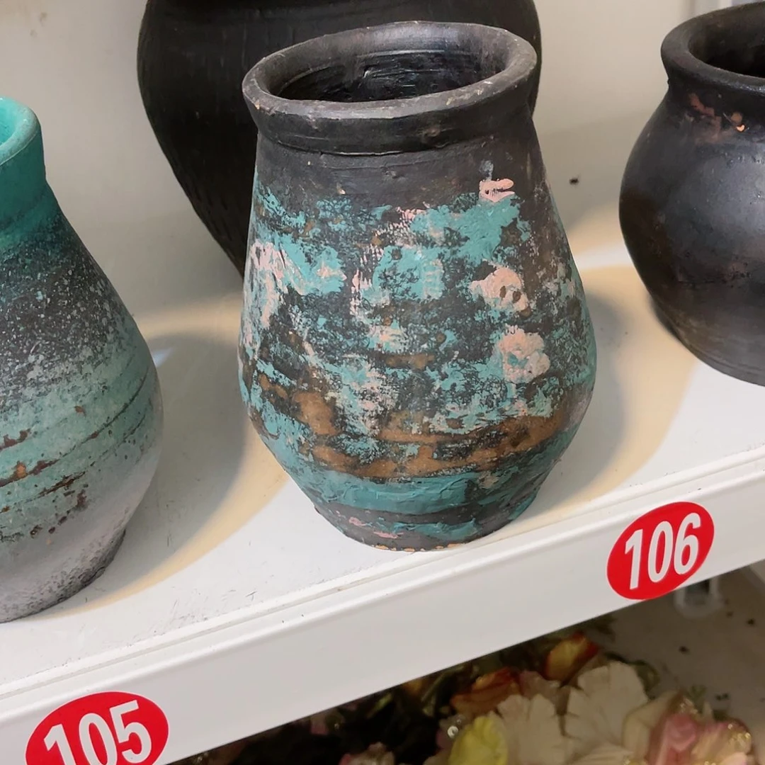 红陶带孔口径9高度18