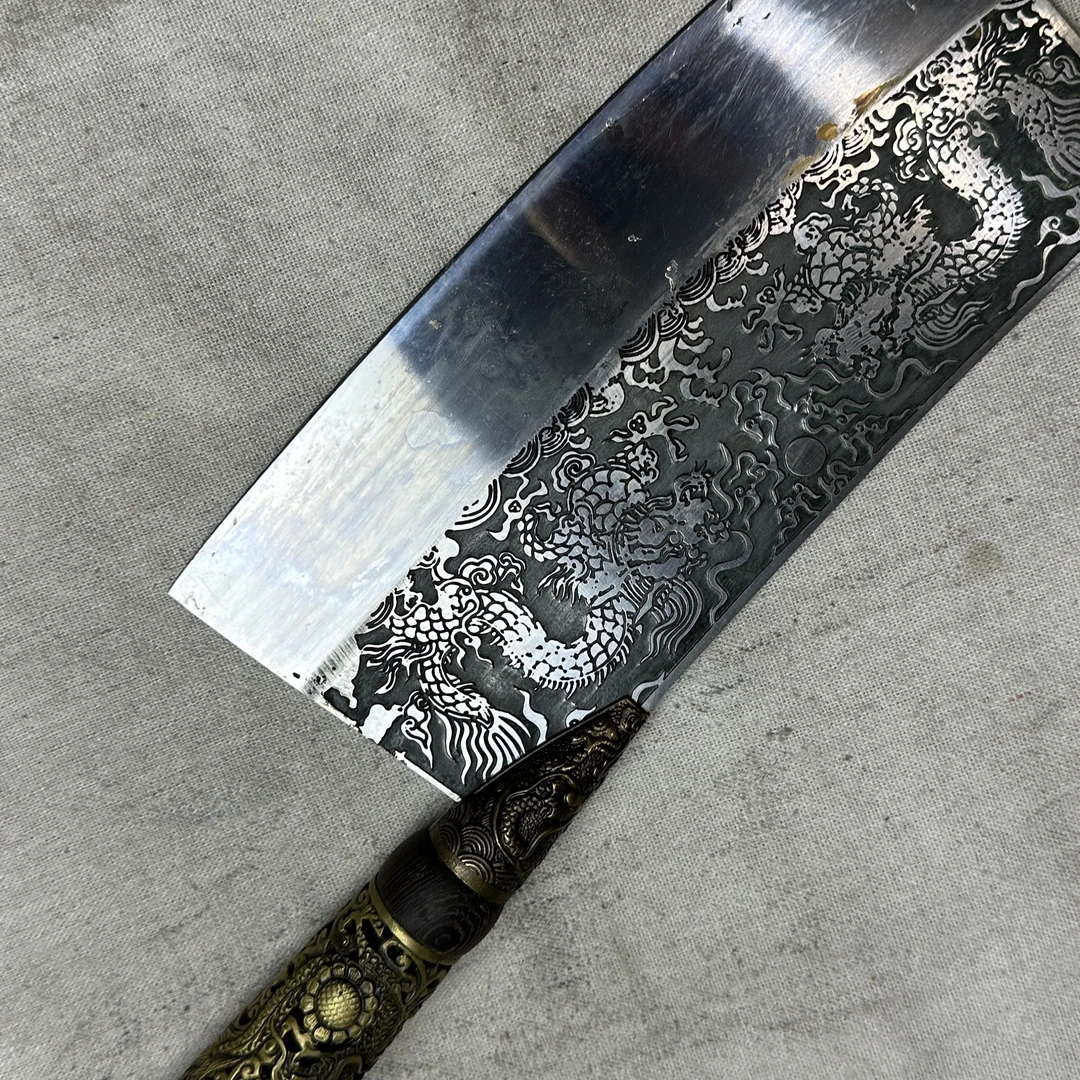 69 龙泉昊天宝剑高锰钢一体锻打未开刃
