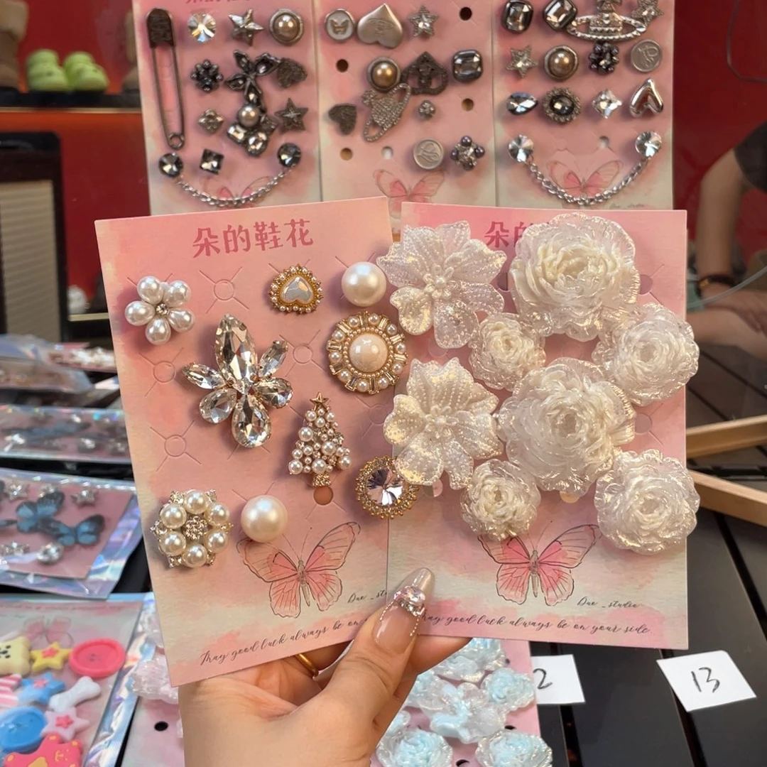 洞洞鞋鞋花孤品两套635