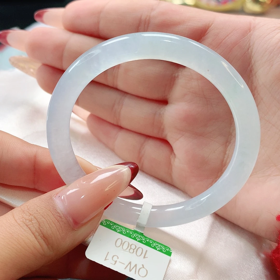 翡翠未镶嵌手镯缅甸天然翡翠