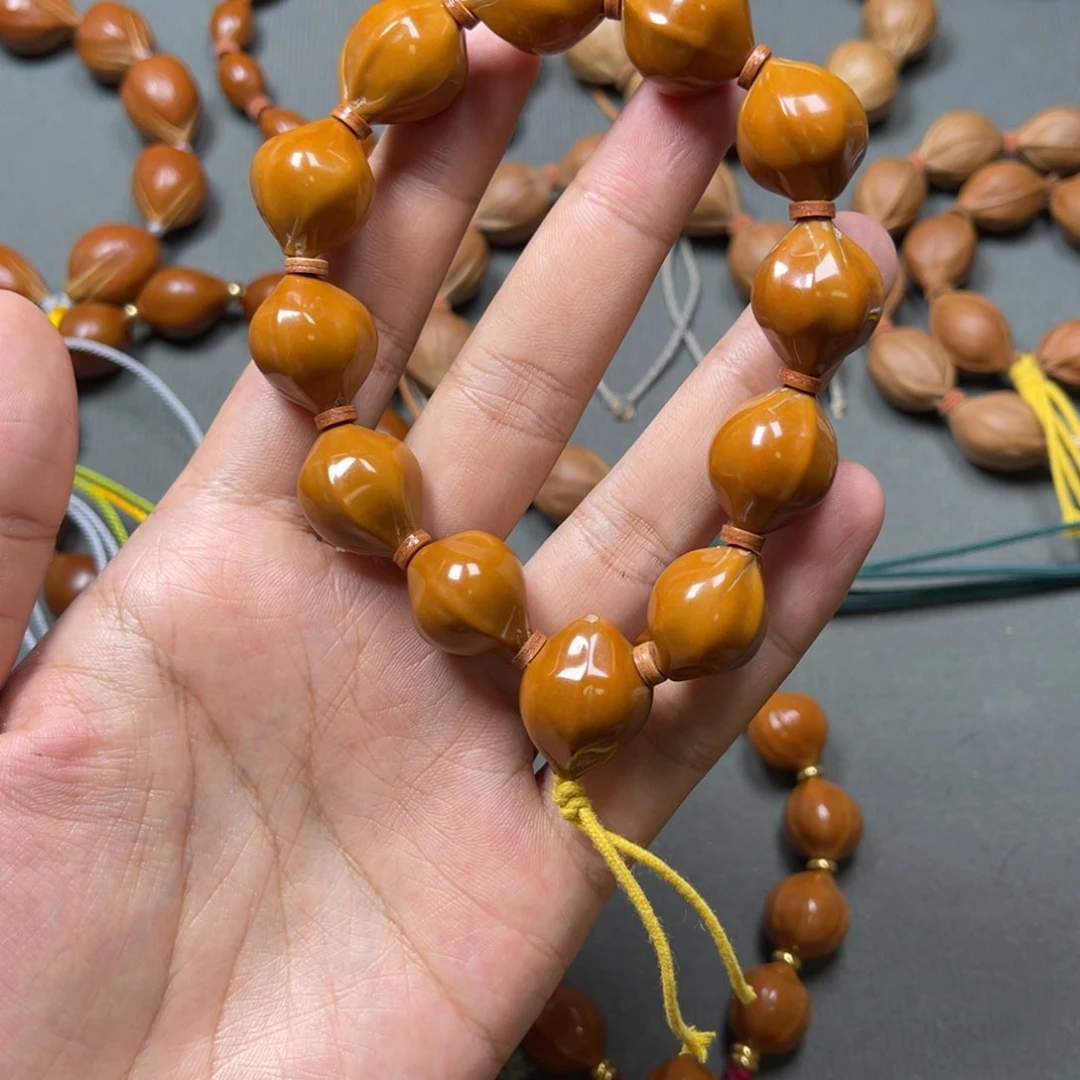 橄榄核手串/手链16水晶核精抛光